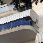 סוכך מרקיזה עם חלק קבוע - סככות נועה