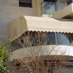 סוכך מרקיזה עם חלק קבוע - סככות נועה