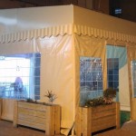 סוכך קבוע בשילוב סגירת חורף - סככות נועה