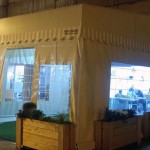 סוכך קבוע בשילוב סגירת חורף - סככות נועה