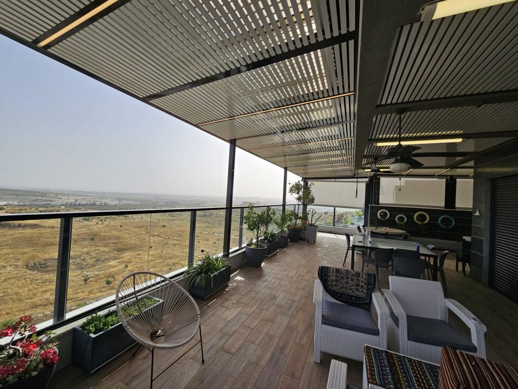 פרגולת אלומיניום